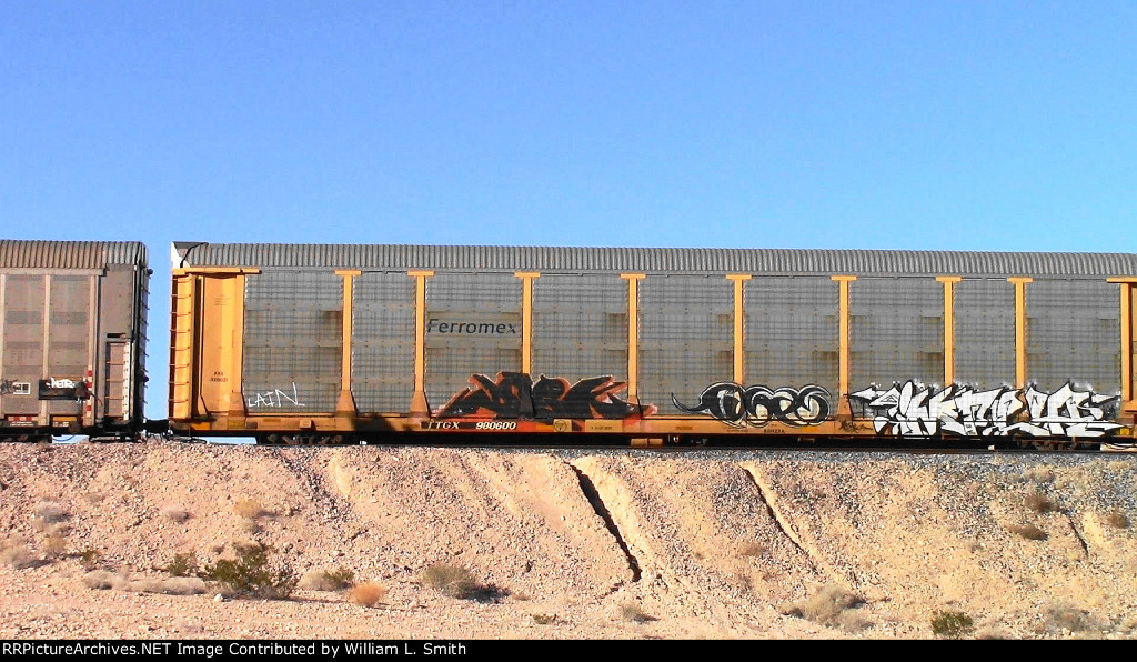 WB Manifest Frt at Erie NV W-Mid Trn Slv -86